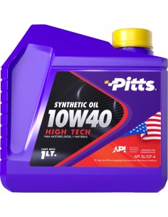 Aceite semi sintético 10W40 1 litro Pitts