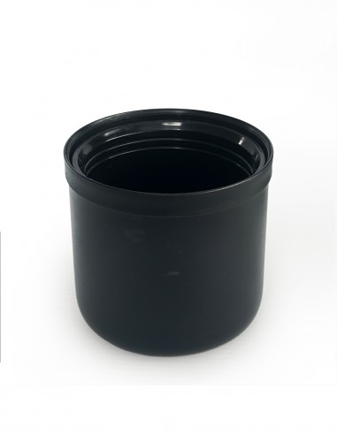 Termo de acero inoxidable 1 litro negro tapa