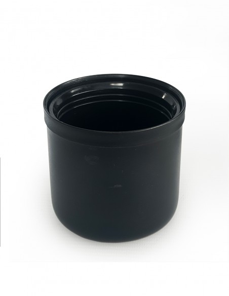 Termo de acero inoxidable 1 litro negro tapa