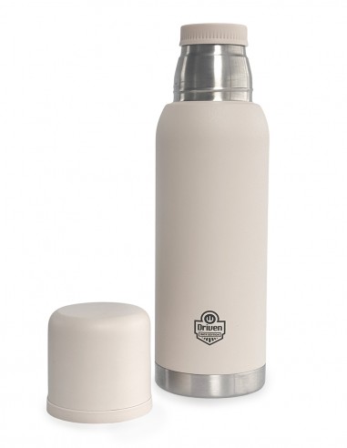 Termo de acero inoxidable 1 litro arena completo