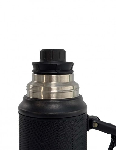 Termo de acero inoxidable con pico FLOW 360° negro pico
