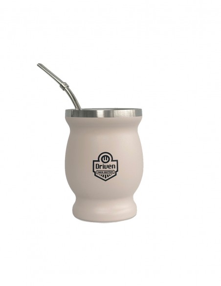 Mate de acero inoxidable 230 ml arena