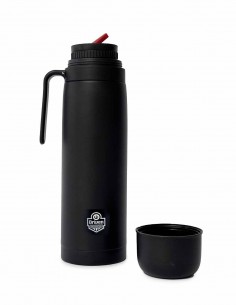 Termo media manija de acero inoxidable negro 2