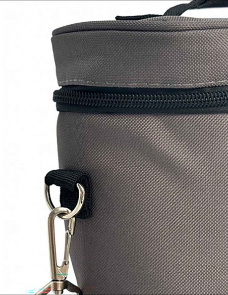 Bolso térmico matero gris correa