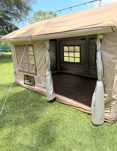 Carpa casa inflable outdoor/camping cortinas