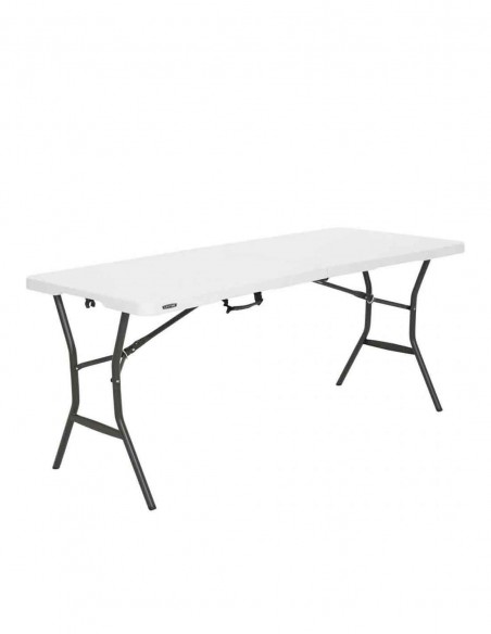 Mesa plegable 1,80 m Lifetime blanca
