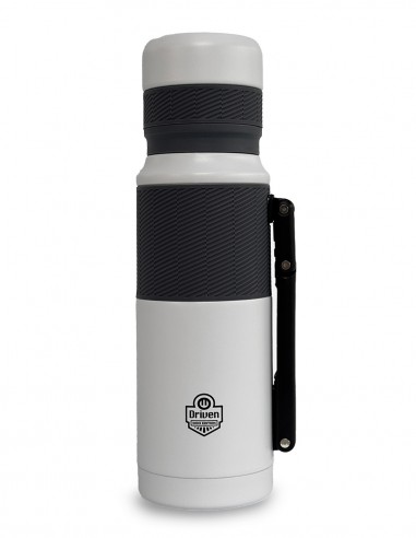 Termo de acero inoxidable con pico FLOW 360° blanco