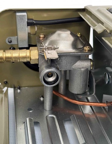 Anafe a gas portátil calentador camping verde militar picos