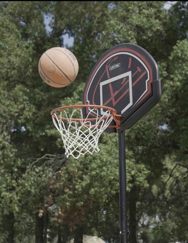 Aro de básquet de pie Lifetime pelota