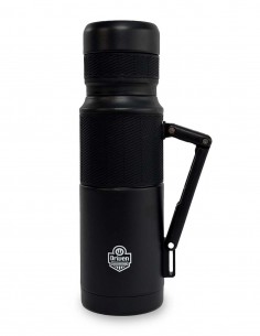 Termo de acero inoxidable con pico FLOW 360° negro