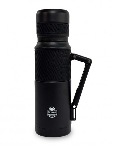 Termo de acero inoxidable con pico FLOW 360° negro