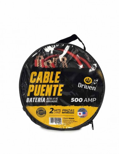 Cable puente de arranque 500 amp