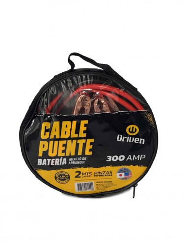 Cable puente de arranque 300 amp