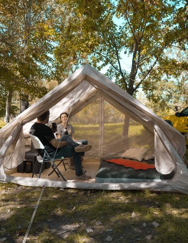 Carpa para 4 personas alpina desayuno