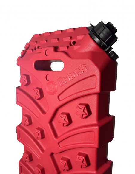 Bidón extra chato para combustible + plancha de desatasco tapa