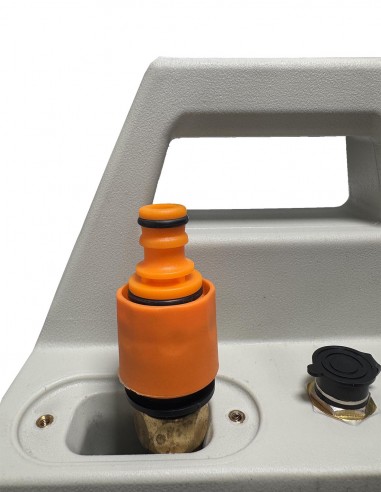 Tanque de ducha de techo portatil 30 litros conectores