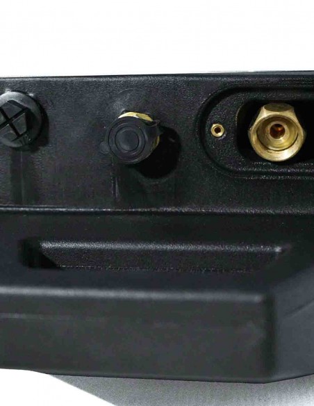 Ducha exterior portátil para camping 30 litros negra conectores