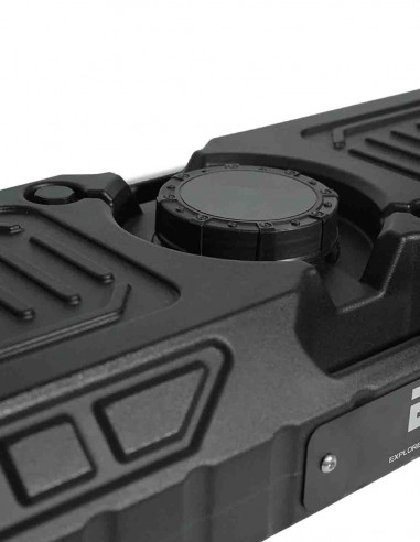 Ducha exterior portátil para camping 30 litros negra tapa