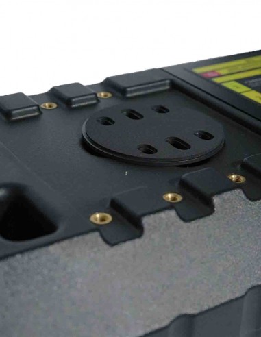 Ducha exterior portátil para camping 30 litros negra tornillos