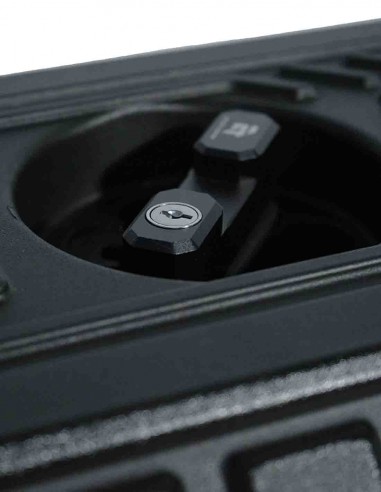 Ducha exterior portátil para camping 30 litros negra plastico