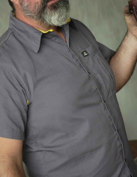 Camisa profesional mangas cortas hombre
