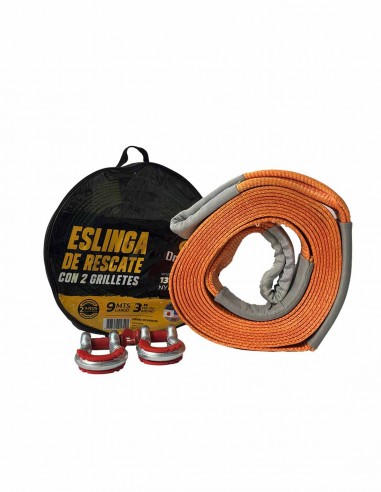 Eslinga de Rescate 3" x 9 metros