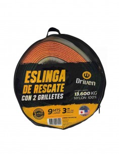 Eslinga de Rescate 3" x 9 metros 4x4