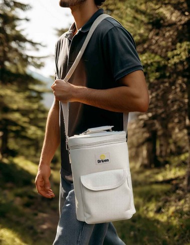 Bolso matero térmico arena manija personas