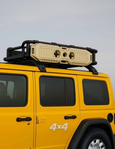 Ducha exterior portátil para camping 30 litros gris 4X4