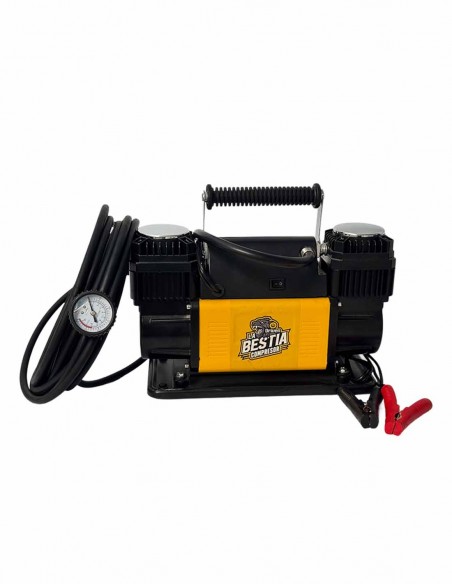 Compresor de aire metálico La Bestia manómetro