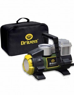 Compresor de aire metálico cabezal simple 12v luz led