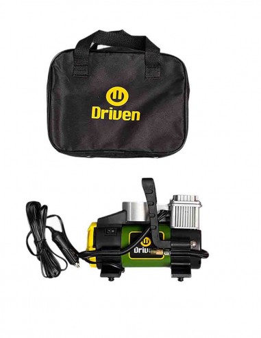 Compresor de aire metálico cabezal simple 12v luz led accesorios