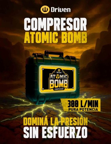 Compresor de aire metálico Atomic Bomb