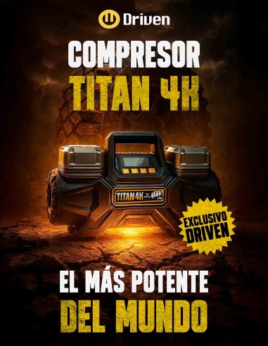 Compresor de aire metálico Titán 4K el más potente