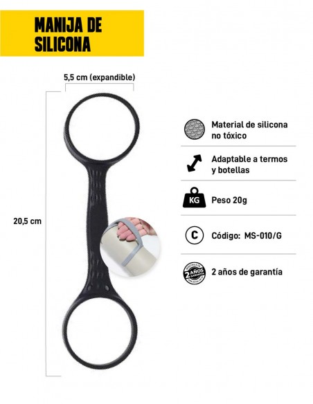 Manija universal para termos negra características