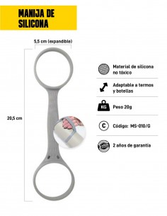 Manija universal para termos gris 2