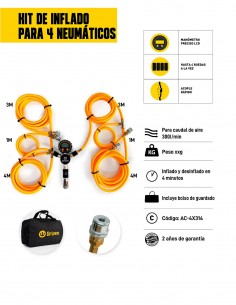 Kit de manguera para compresor de aire 4X4 2