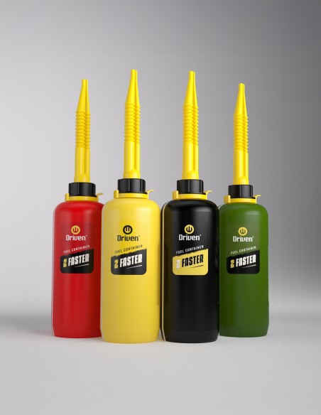 Bidón para combustible 2 litros verde colores