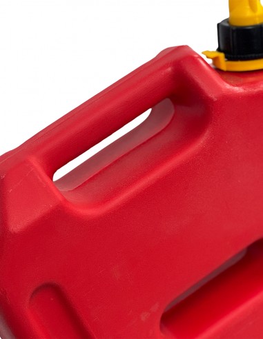 Bidón para combustible extra chato 20 litros rojo agarre