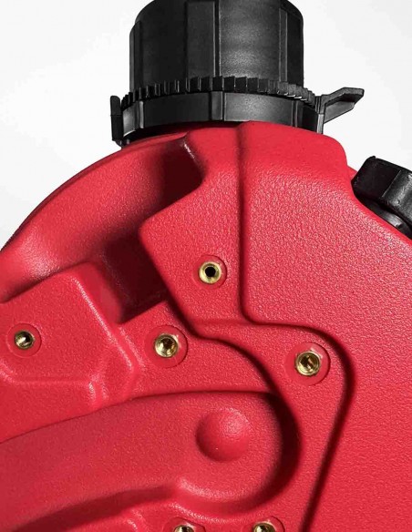 Bidón para combustible 6 litros rojo plastico