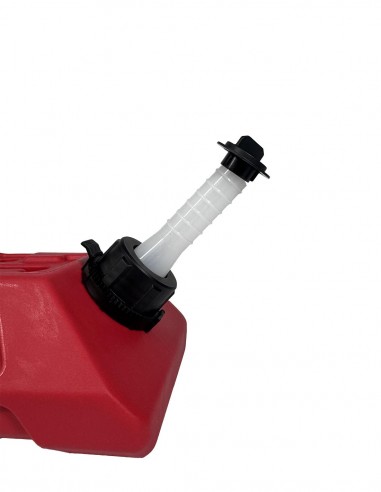 Bidón para combustible 6.5 litros rojo pico vertedor