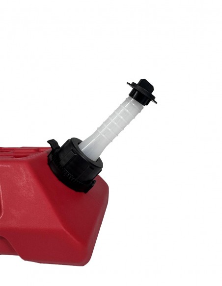 Bidón para combustible 6.5 litros rojo pico vertedor
