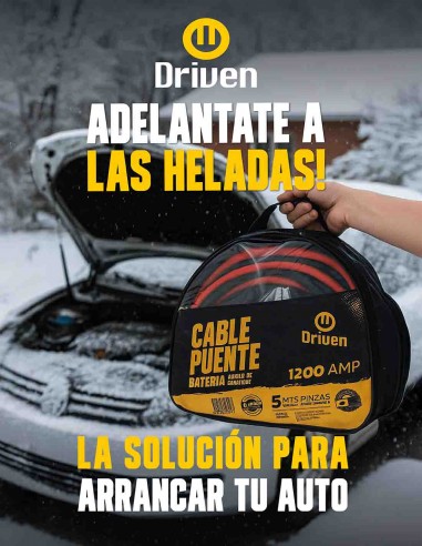 Cables puente de batería 1200 AMP 5mts invierno