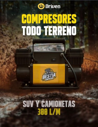 Compresor de aire metálico La Bestia potencia