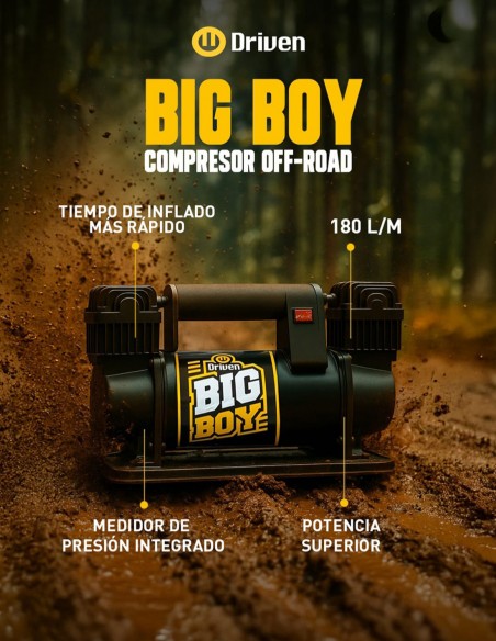 Compresor de aire metálico Big Boy