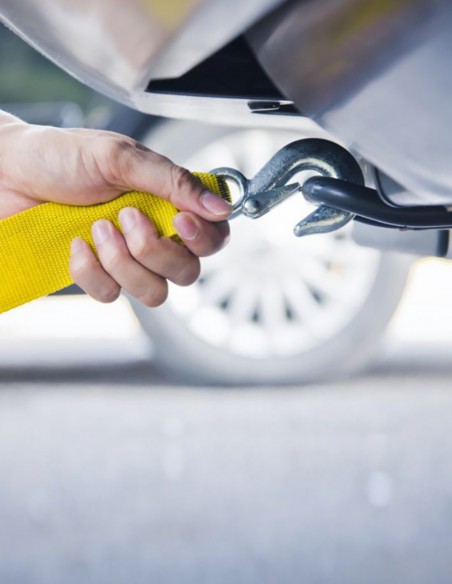 Eslinga de remolque 2.0'' x 5 metros (2 TON) uso