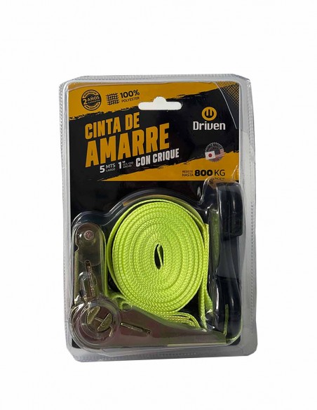 Cinta de amarre con crique x 5m
