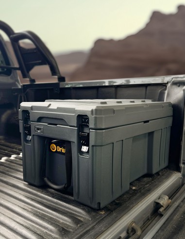 Caja baúl estanco 86 litros gris 4x4