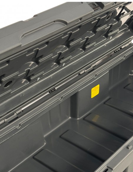 Caja baúl estanco 128 litros gris interior