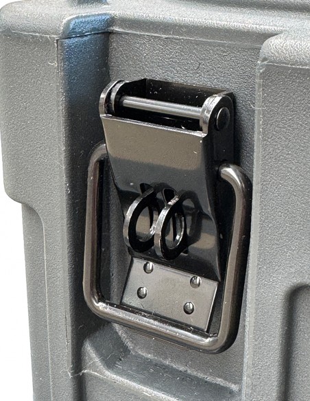 Caja baúl estanco 86 litros gris herraje